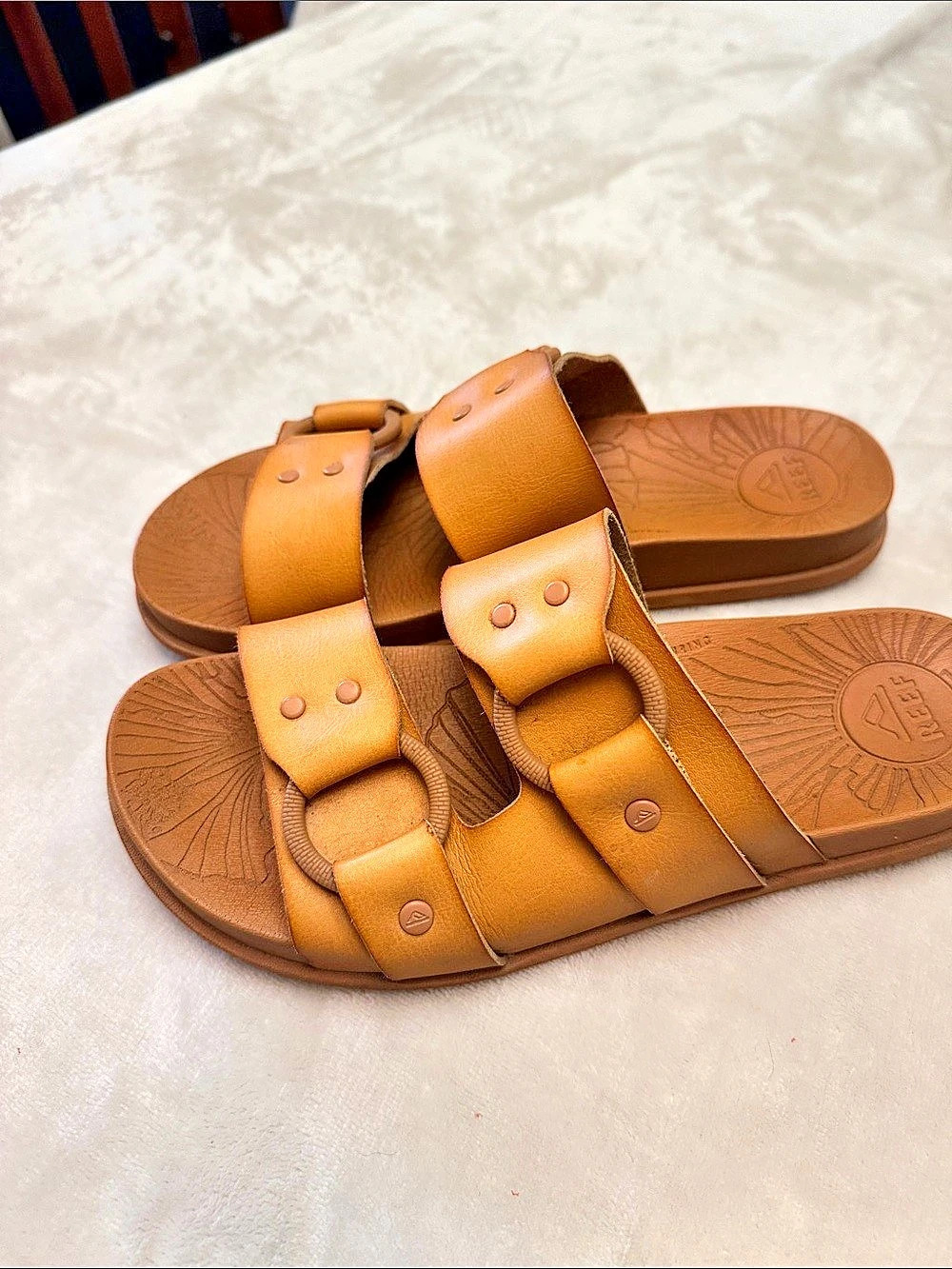REEF Cushion Vista Hi Women's Brown Platform Sandals